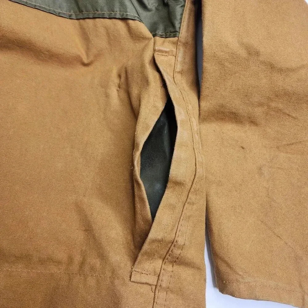 Canvasback Water Repellent Shooting Jacket Hunting Duck Fishing Waxed Sz Medium - Picture 16 of 16
